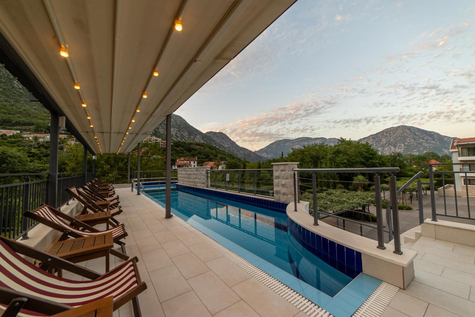 Green Bay Apartments Morinj Kotor Kültér fotó